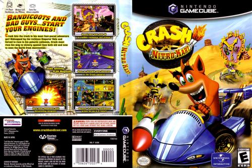 Crash Nitro Kart (Europe) Cover - Click for full size image